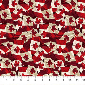 Northcott - Stonehenge - Oh Canada - 27179-24 (1/2 Yard)