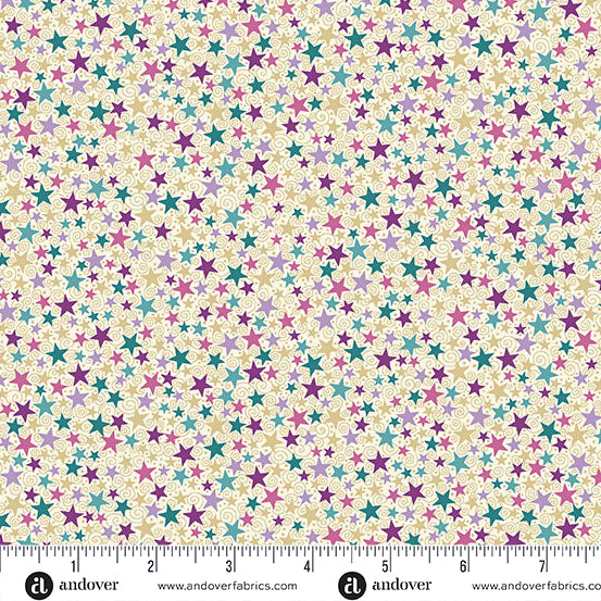 Makower UK - Luna - Star - MU-074-Q (1/2 Yard)