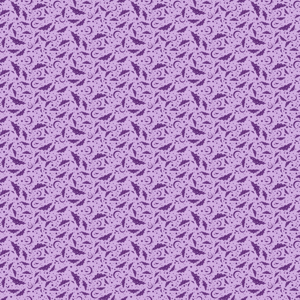 FIGO - Mr. Bones Sews - Bats (Lilac) - 91078-80 (1/2 Yard)