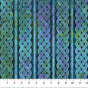 Northcott - Stonehenge - Celtic Roots - Stripes- DP27273-49 (1/2 Yard)