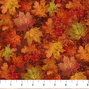 Northcott - Stonehenge - Oh Canada 13 - Large Leaves - DP28083-38 (1/2 Yard)