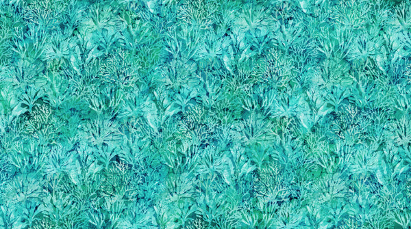 Northcott - Deep Blue - Multi Coral - DP28125-68 (1/2 Yard)