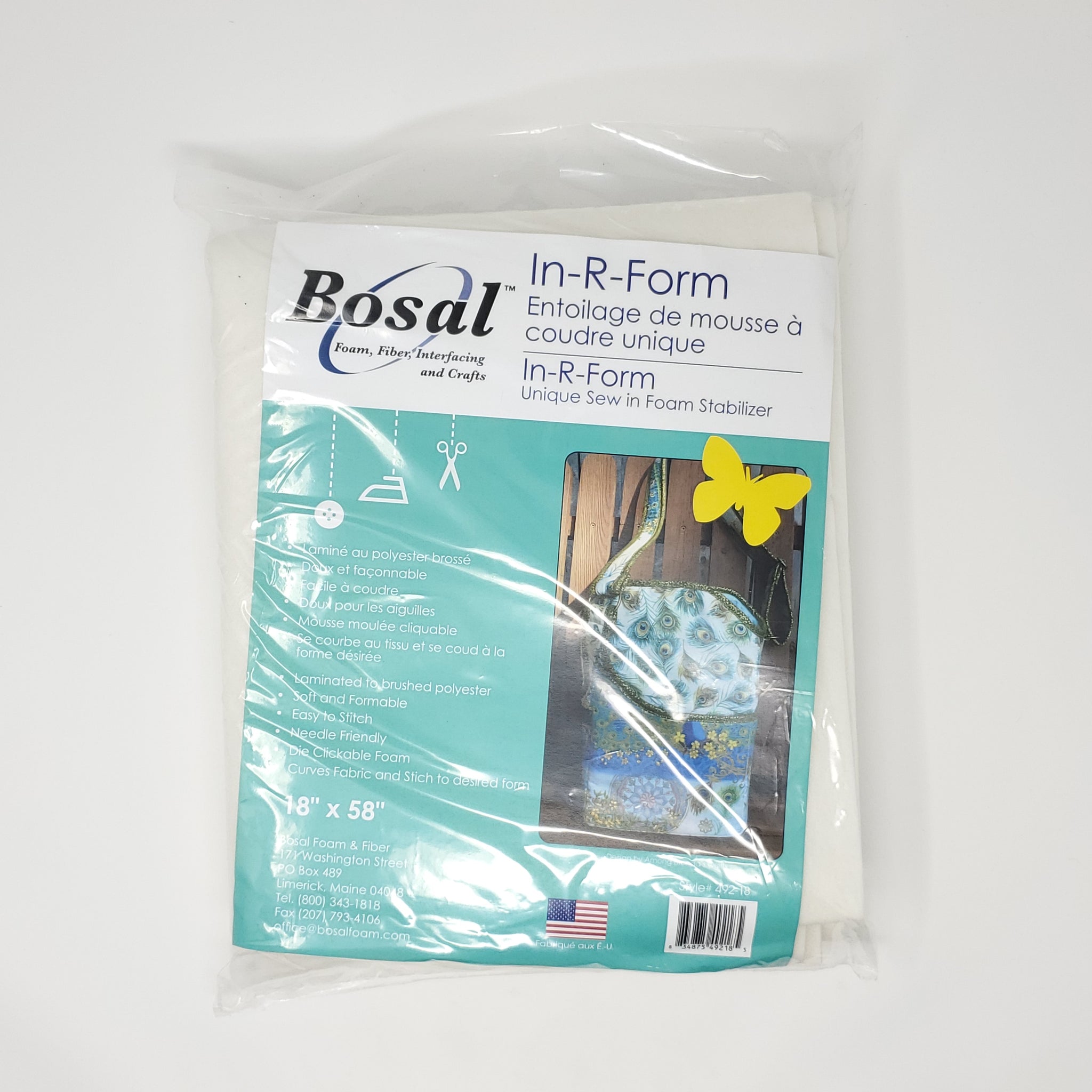Bosal Fusible Web on Release Paper Notion, Multicolor